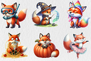 Funny Cute Fox Clipart, an Animal Illustration by Rose Art (Thumbnail 3 of 4)