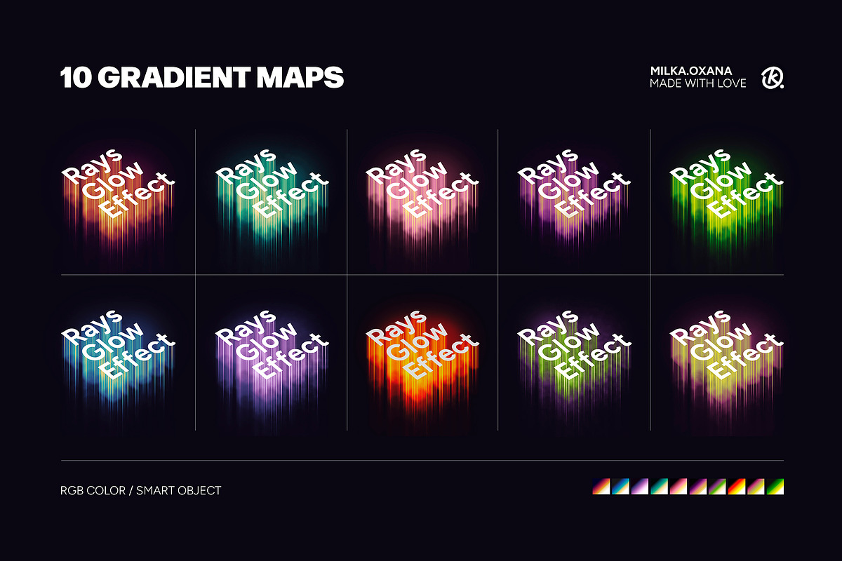 Rays Glow Text Effect, a Layer Style Add-On by Milka (Photo 3 of 7)