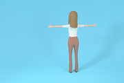 Female Character Lucy, a Characters & Person 3D Model by 3DTreatment (Thumbnail 19 of 32)