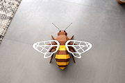 Honey bee - 3d papercraft, a Card Template by PAPER amaze (Thumbnail 3 of 3)