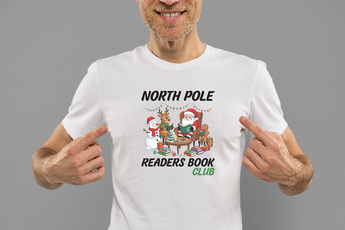 Christmas North Pole Read Book Club, an Illustration by Daily.Designs (Photo 2 of 5)