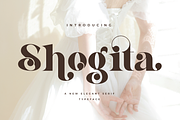 Shogita - Elegant Serif Font, a Serif Font by Aqeel_Art (Thumbnail 1 of 9)