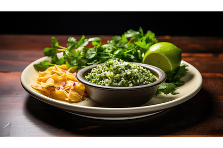 dinner cilantro mexican food dish ai, a Food & Drink Photo by pikepicture