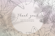 Blossom - floral line art, an Illustration by Anna.Klets (Thumbnail 14 of 14)