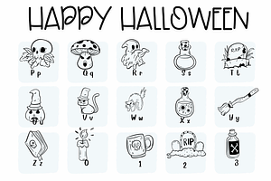 Happy Halloween Symbols Fonts