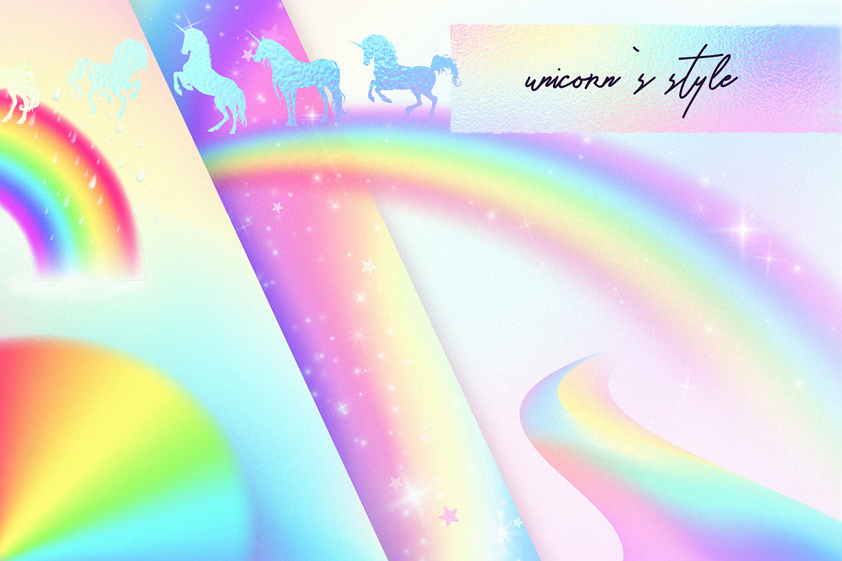 Unicorns collection, an Animal Illustration by Gluiki (Photo 5 of 7)