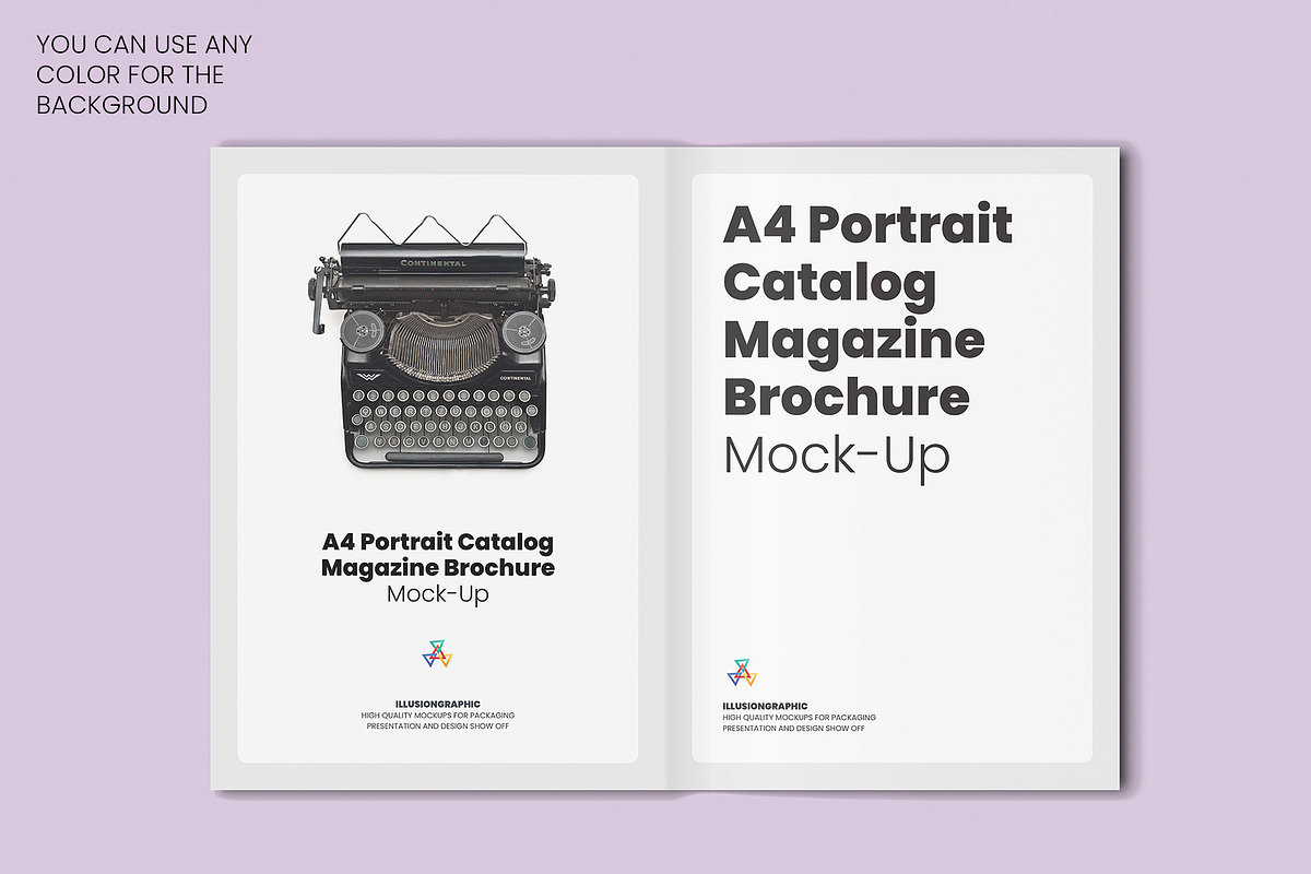 A4 Portrait Magazine Brochure Mockup, a Books & Magazine Mockup by Illusiongraphic (Photo 7 of 28)