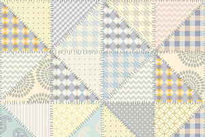 15 Triangles Patchworks EPS