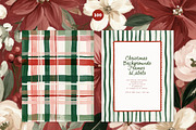 Christmas Backgrounds Frames Labels, a Background Graphic by PeDe Designs (Thumbnail 3 of 16)