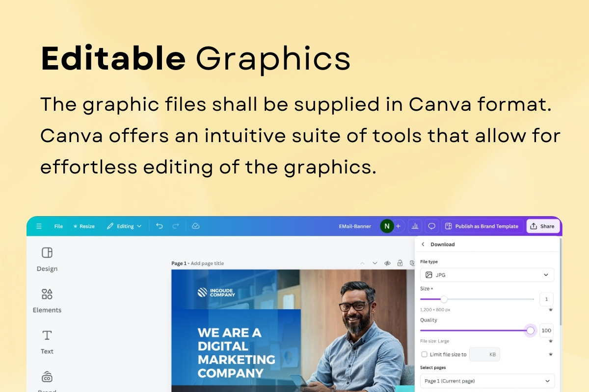 Mailchimp editable email template, an Email Template by Nivindesign (Photo 6 of 12)