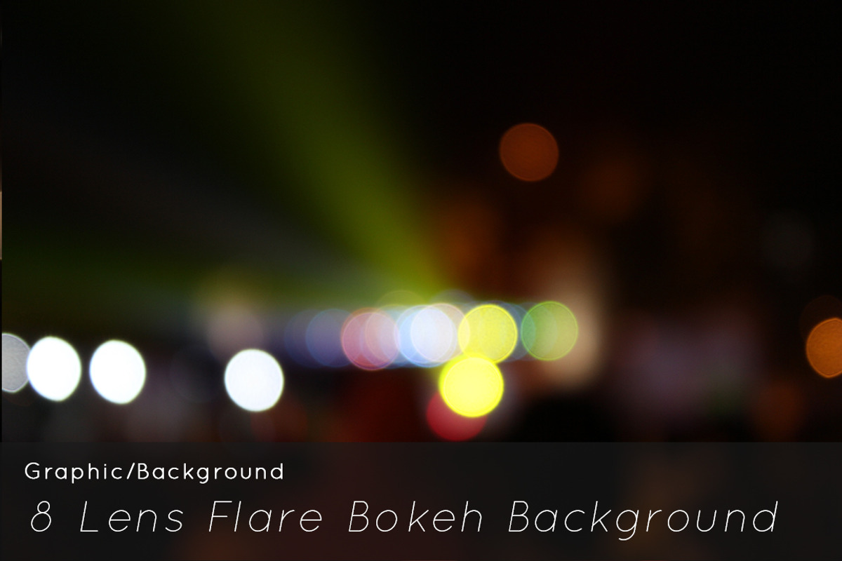 8 Lens Flare Bokeh Background preview 6