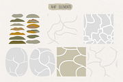 Whimsy Farm Map Clipart, a Decorative Illustration by Jenny Quince (Thumbnail 4 of 13)