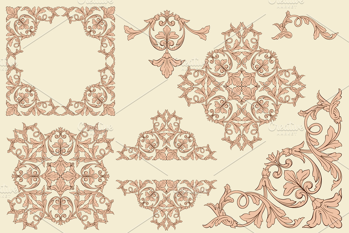 Ornamental frame and border SVG, an Object Graphic by Samira (Photo 5 of 6)