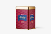 Square Tin Can Mockup Set, a Cups & Container Mockup by Deeplab (Thumbnail 8 of 16)