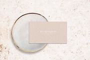 Neutral Business Card Mockup, a Mockup by denofdreamers (Thumbnail 2 of 4)