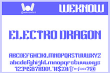 Electro Dragon font