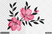Cherry Blossom SVG PNG Bundle, an Illustration by Actual Pixel (Thumbnail 25 of 33)