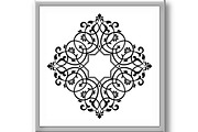 Black vector pattern on a white, a Decorative Illustration by RODINA (Thumbnail 3 of 3)