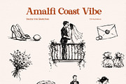 Amalfi Vibe: Vector Ink Sketches, an Object Graphic by divanovskaya_nv (Thumbnail 8 of 20)
