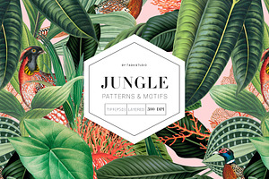 Jungle Luxe Tropical Print Patterns