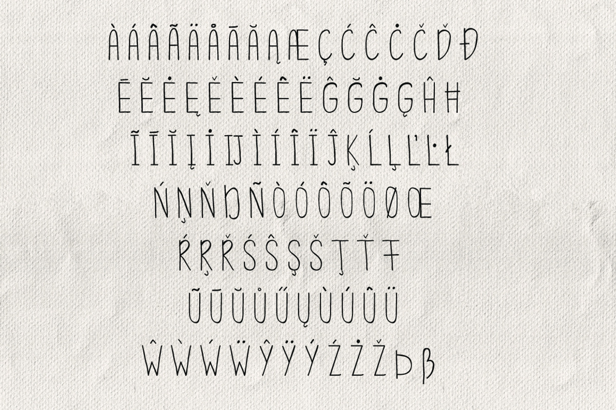 Simplicity Typeface preview 4