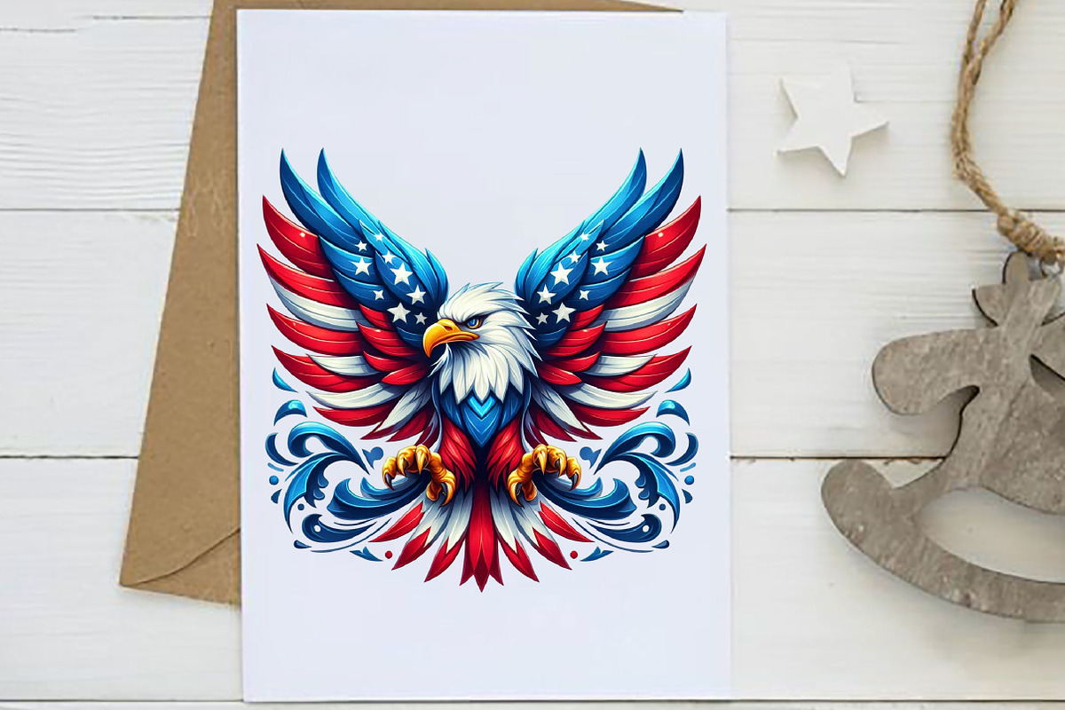 American Patriotic Eagle 4th of July, an Illustration by Designworld (Photo 5 of 7)