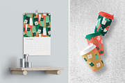 Abstract Christmas-Seamless Patterns, a Pattern Graphic by Pretty Meerkat (Thumbnail 3 of 6)