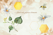 Honey watercolor collection, a Food Illustration by Pegion art shop (Thumbnail 3 of 13)