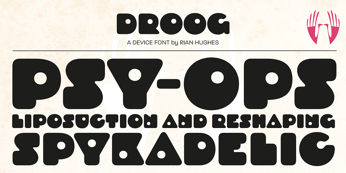 Droog, a Font by Device (Photo 4 of 7)