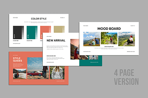 Creative Mood Board Template Layout, a Social Media Template by MightyDesign