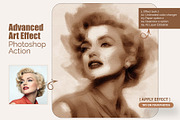 Watercolor Advanced Art Action, an Action Add-On by MRI STUDIO (Thumbnail 1 of 13)
