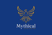 Mythical Phoenix Golden Logo Rebirth, a Branding & Logo Template by Signatoro (Thumbnail 3 of 3)