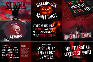 Special Horror Font Bundle