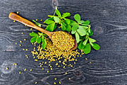 Fenugreek with leaf in spoon, a Food & Drink Photo by rezkrr (Thumbnail 2 of 3)