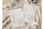Luxury Floral Invitation Mockup, a Mockup by MockupWizard (Thumbnail 3 of 3)
