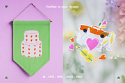 Wedding day decoration stuff, a Decorative Illustration by My.Ordinarty (Thumbnail 7 of 7)