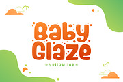 Baby Glaze, a Font by yellowline (Thumbnail 1 of 6)