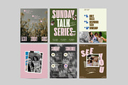 20 Church Editable IG Post Template, a Social Media Template by With Faith & Love (Thumbnail 5 of 8)