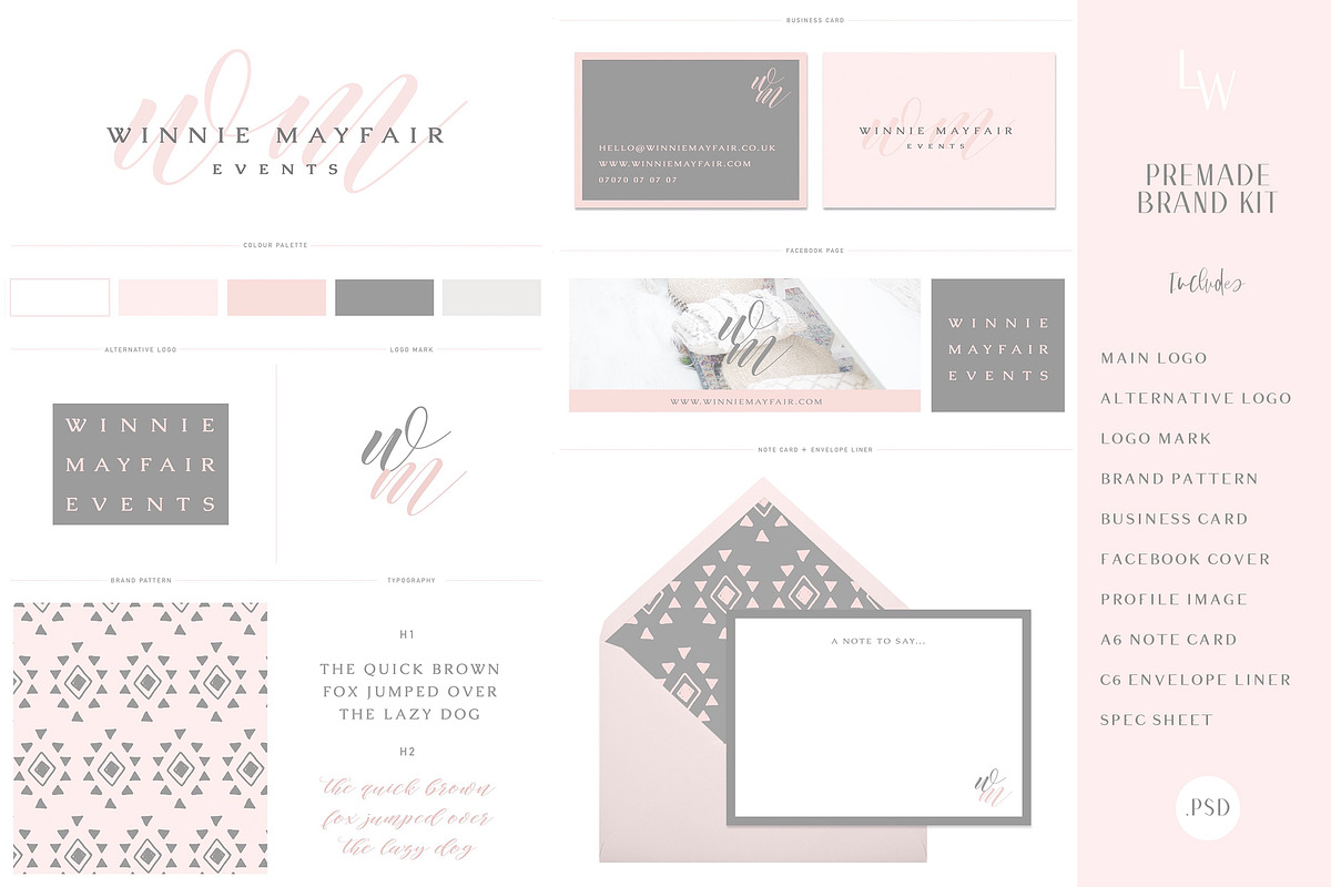 SALE! Premade Brand Kit Logo Design, a Branding & Logo Template by With Love Ethel (Photo 1 of 2)