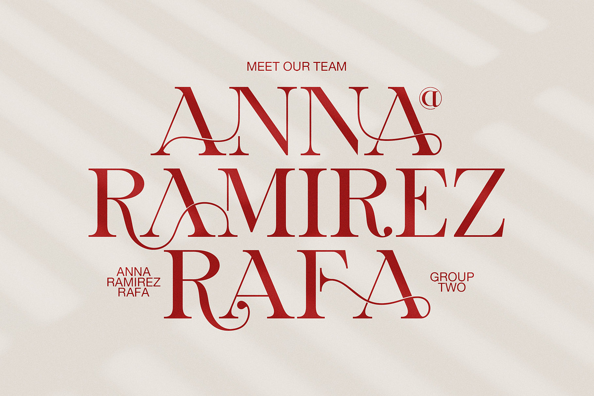 Ramea Elegant Serif Font, a Serif Font by Graphicxell (Photo 2 of 8)