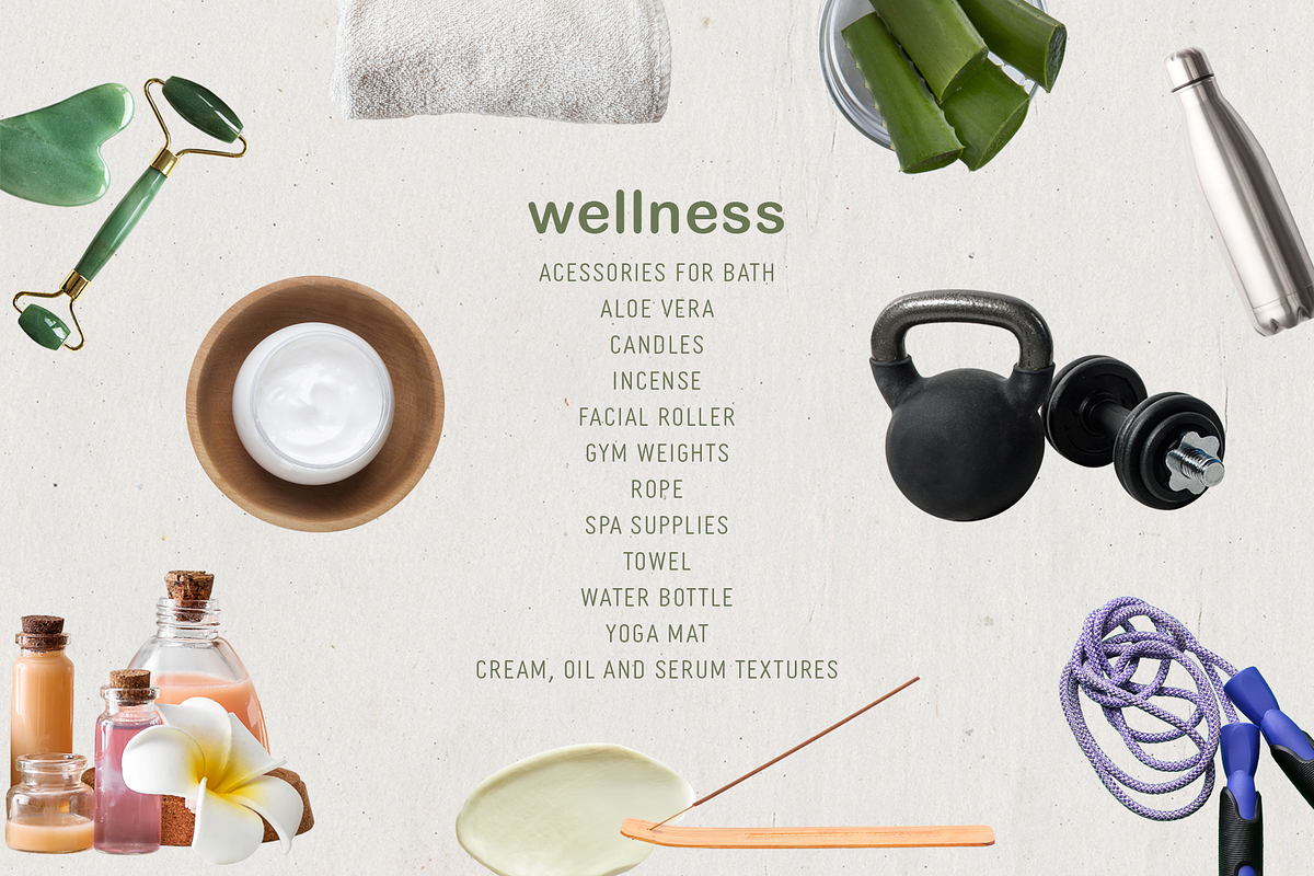 Health & Wellness Collage Creator, an Object Graphic by designerbianca (Photo 3 of 6)