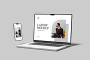 Laptop and Phone Mockup, an iPhone Mockup by Amigos__46 (Thumbnail 2 of 10)