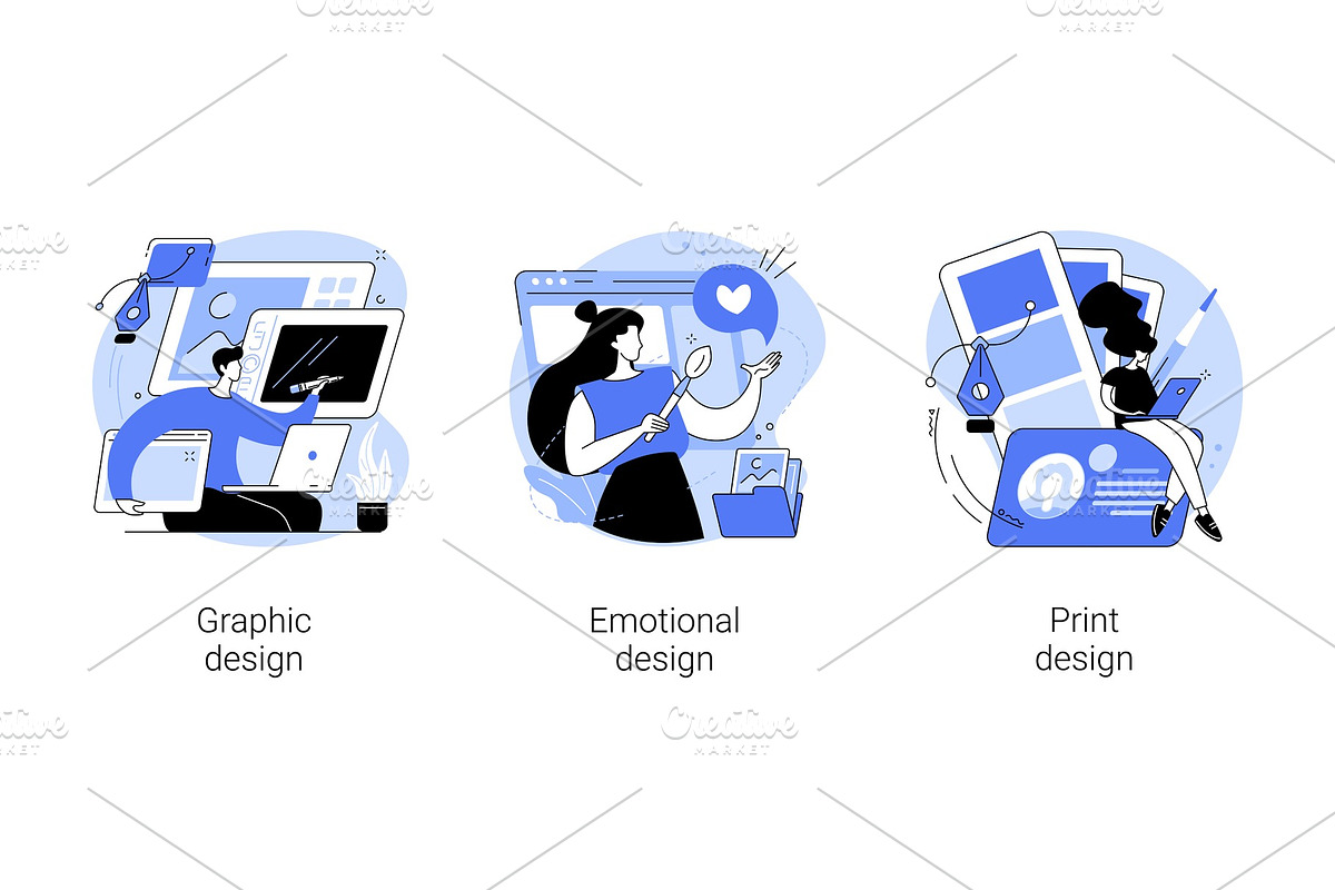 Design services abstract concept, a Work Illustration by Visual Generation