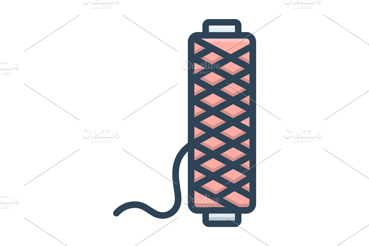 Thread spool color icon, a Duotone Icon by Creative priyanka