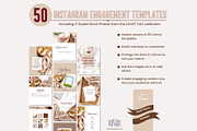 50 Instagram Post Canva Templates, a Social Media Template by With Love Monique (Thumbnail 5 of 14)