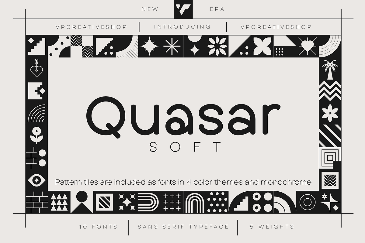 Quasar Soft typeface - 15 fonts, a Sans Serif Font by VP Fonts (Photo 1 of 23)