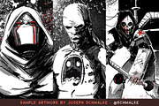 Procreate Half-tones, a Brush Add-On by Ben Lew Illustration (Thumbnail 2 of 8)
