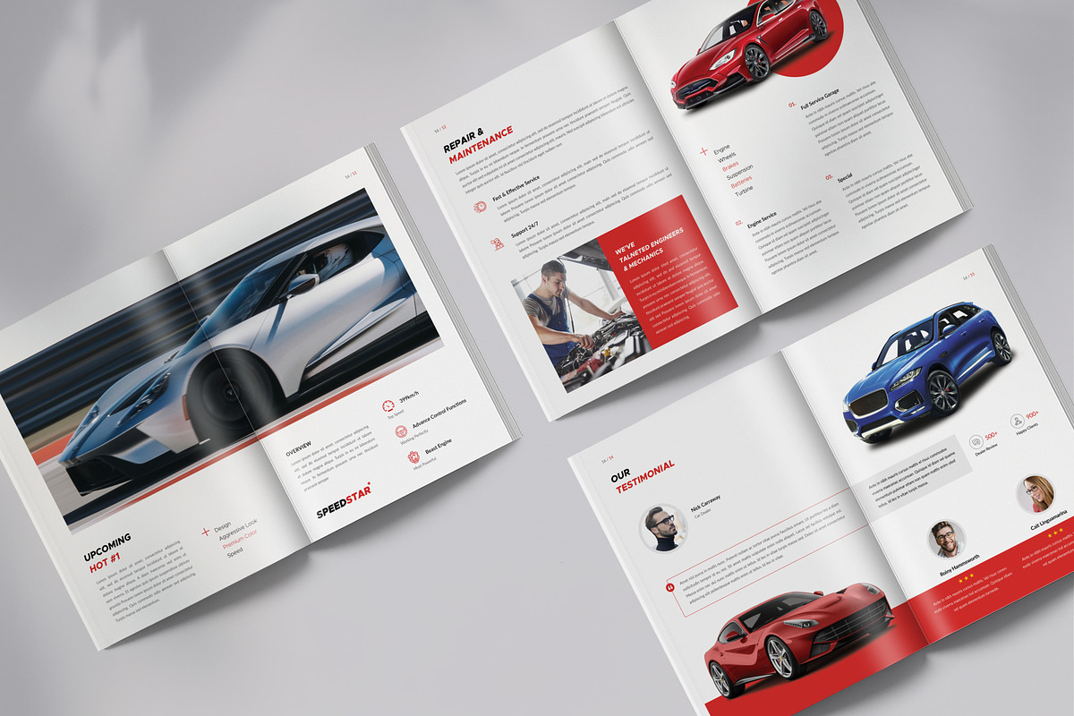 Car Brochure + Powerpoint Template, a Brochure Template by Orcshape Studio (Photo 7 of 13)