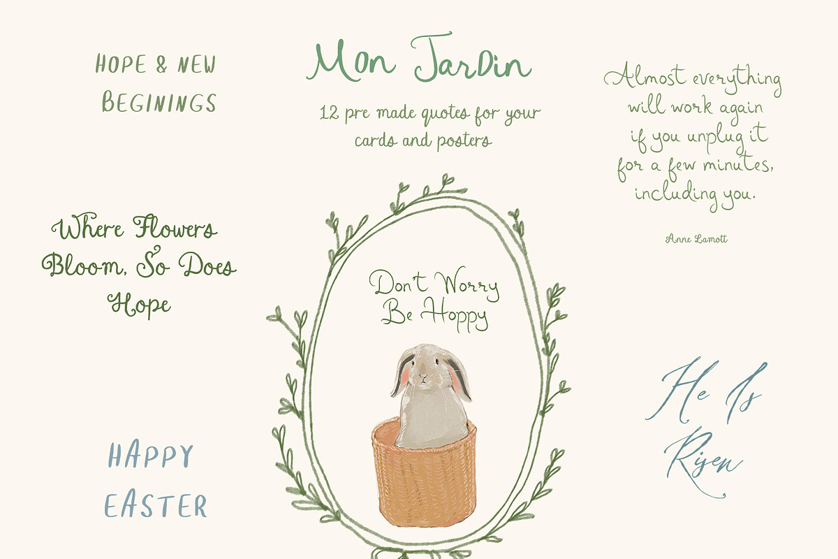 Spring Watercolor Illustrations, a Decorative Illustration by whiteheartdesign (Photo 4 of 30)
