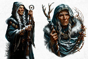 Celtic God Goddess clipart set, a Person Illustration by ThatsDesignArt (Thumbnail 11 of 12)